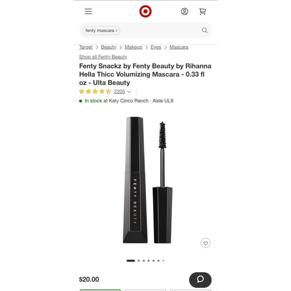 Fenty Beauty Hella Thicc
Volumizing Mascara NEW BIG SIZE 2x10ml - Picture 5 of 5